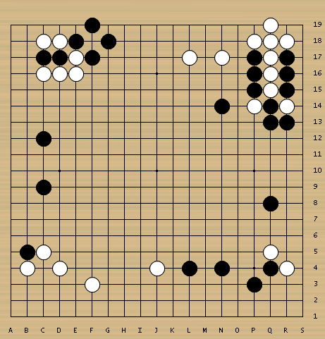 白2以下的目的是走白8顶,黑9只能这样扳住了。