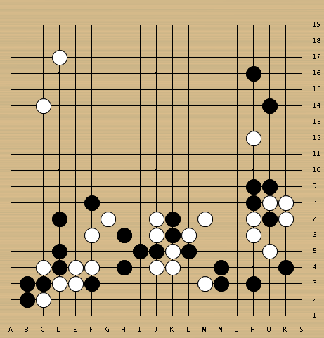 黑3扳头,白棋很难受。