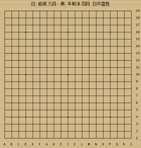 俞斌执白218手中盘胜车敏洙