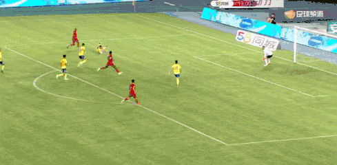 第24分钟，对方球员戈武利用个人能力在禁区内再入一球，将比分改写为2:0。