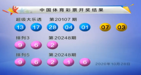 体彩开奖直播截图