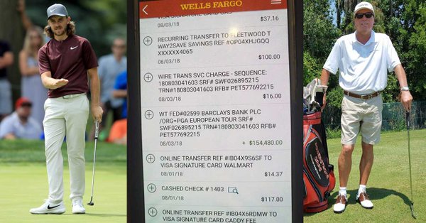 同名弗利特伍德误获英国公开赛15万奖金
