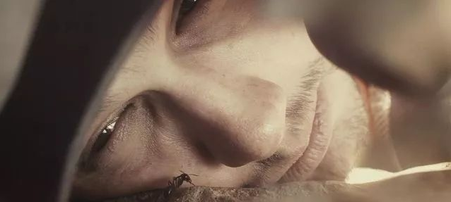 电影画面:濒死的男主