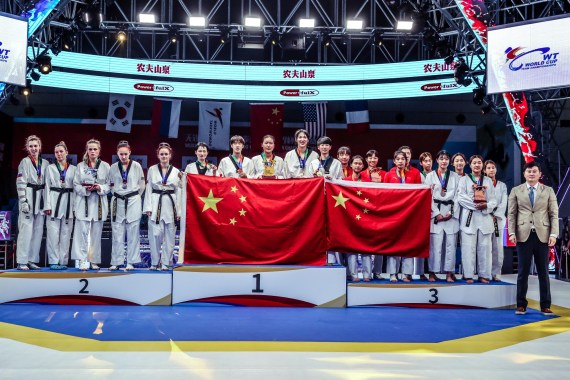 中国女队豪取世界跆拳道团体世界杯三连冠