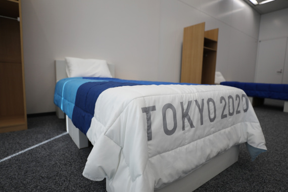 东京奥运会运动员睡纸板床