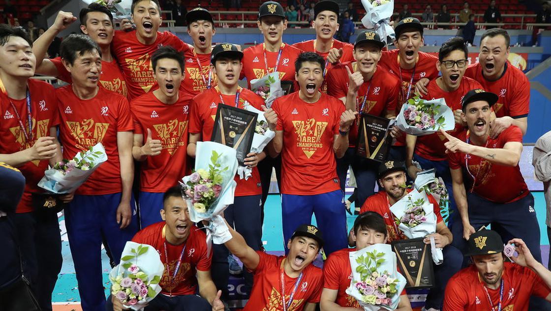 王朝！上海男排力夺队史第14冠