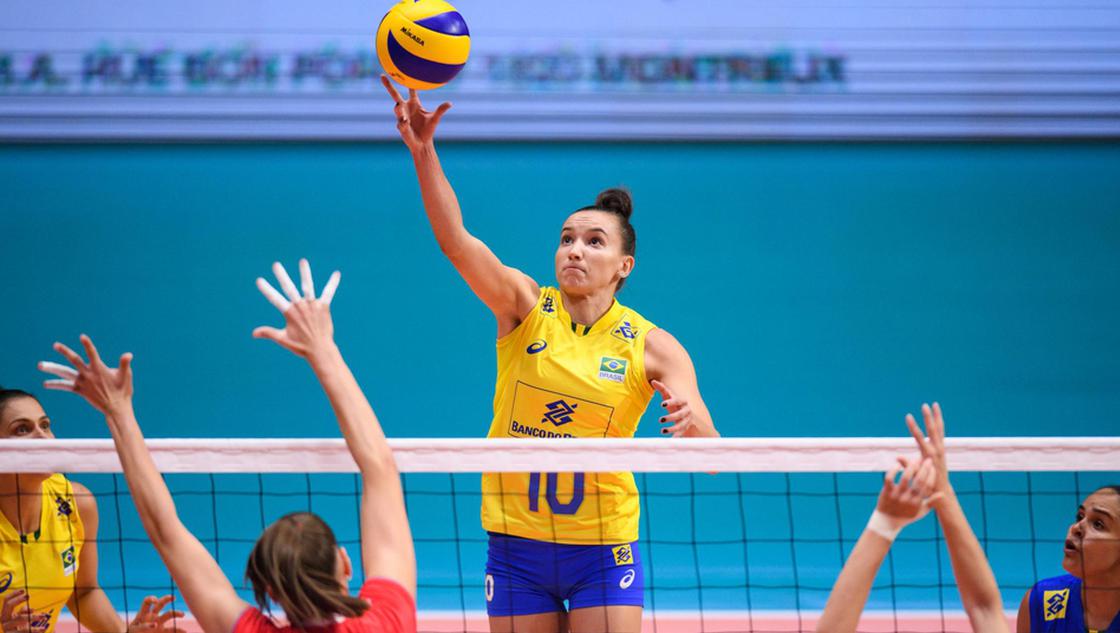 瑞士赛巴西女排3-1俄罗斯获胜