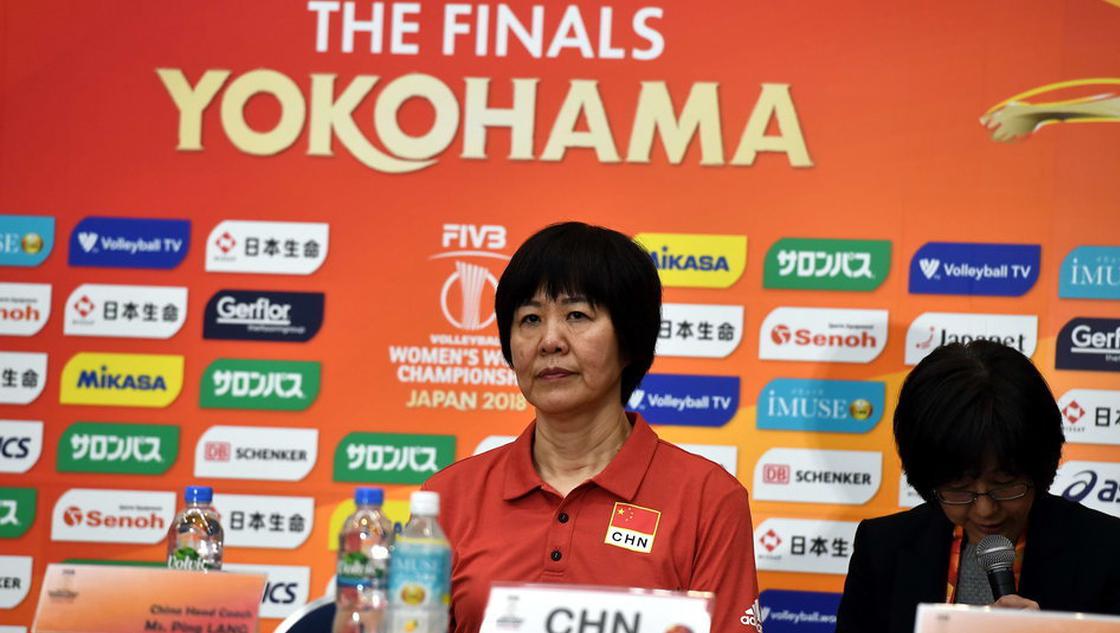 女排世锦赛朱婷郎平出席发布会