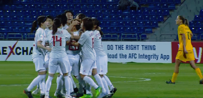 日本女足击败澳大利亚夺冠