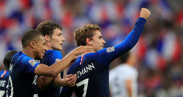 法国2-1战胜德国
