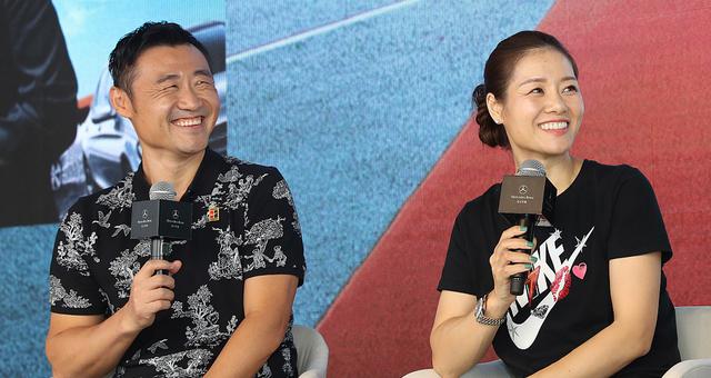 李娜与姜山现身中网出席活动