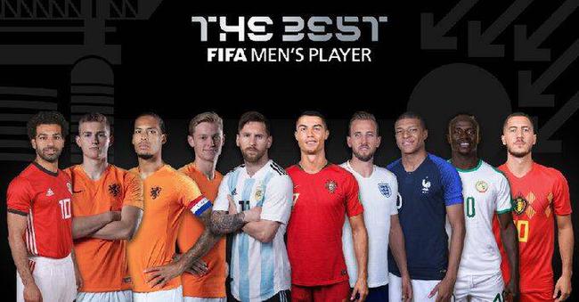 FIFA公布年度最佳10人候选
