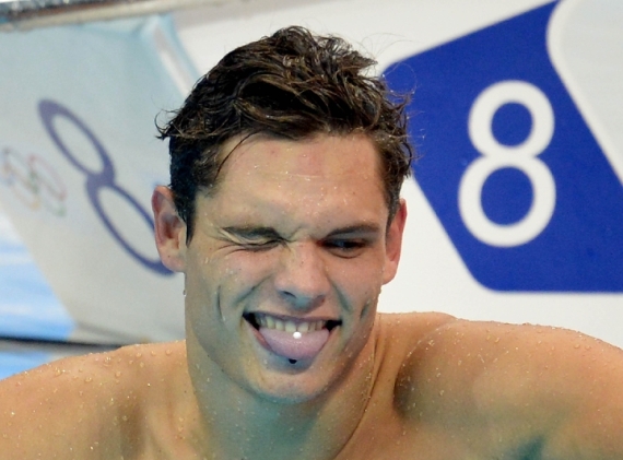 2012年8月3日，伦敦奥运会游泳男子50米自由泳决赛，马纳多以21秒34的成绩夺冠。新华社记者刘大伟摄