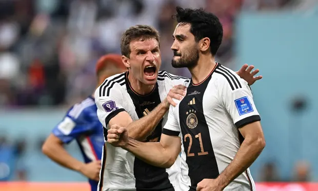 世界杯-曼城中场点球命中 德国半场1-0领先日本