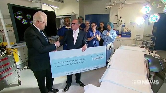 梅赛蒂为医院捐款5万澳元