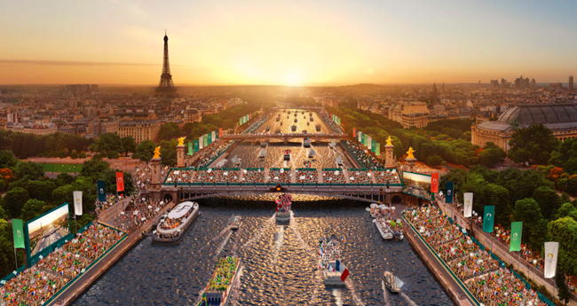 绝！巴黎奥运会开幕式创意 运动员从塞纳河入场
