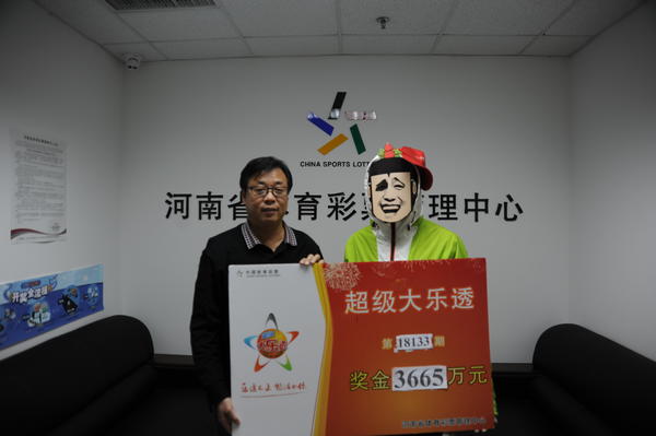3665万大奖得主领奖