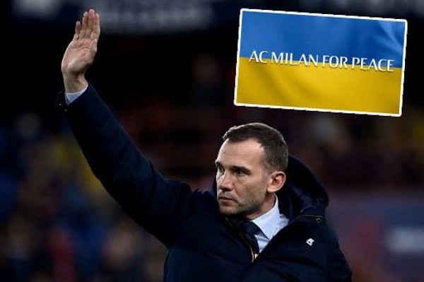 AC米兰将甩卖舍甫琴科的更加版球衣  为乌克兰筹集资金