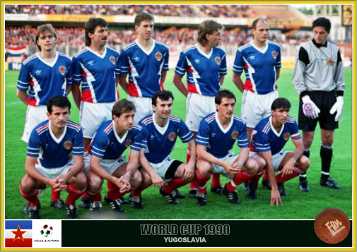 1990年世界杯的南斯拉夫队有个各共和国的国脚