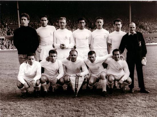 1960年欧洲冠军杯决赛，皇马的首发阵容