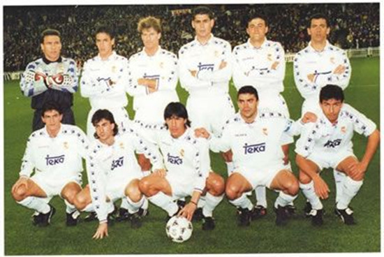 1995年皇马5-0狂扫巴萨的首发阵容