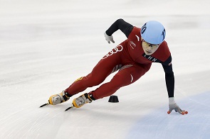 短道世界杯1500米韩国战术失误 任子威爆冷夺冠