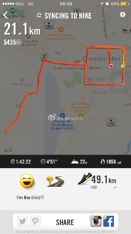 参赛路线。