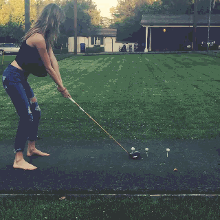 高尔夫频道 其它 ></p></a> 正文     普林斯露的开球动作还不赖,对吧?