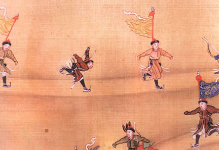 古代冰上运动(资料图)