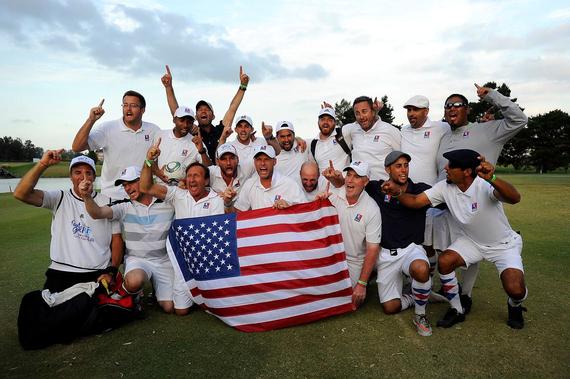 足球高尔夫世界杯美国队夺冠