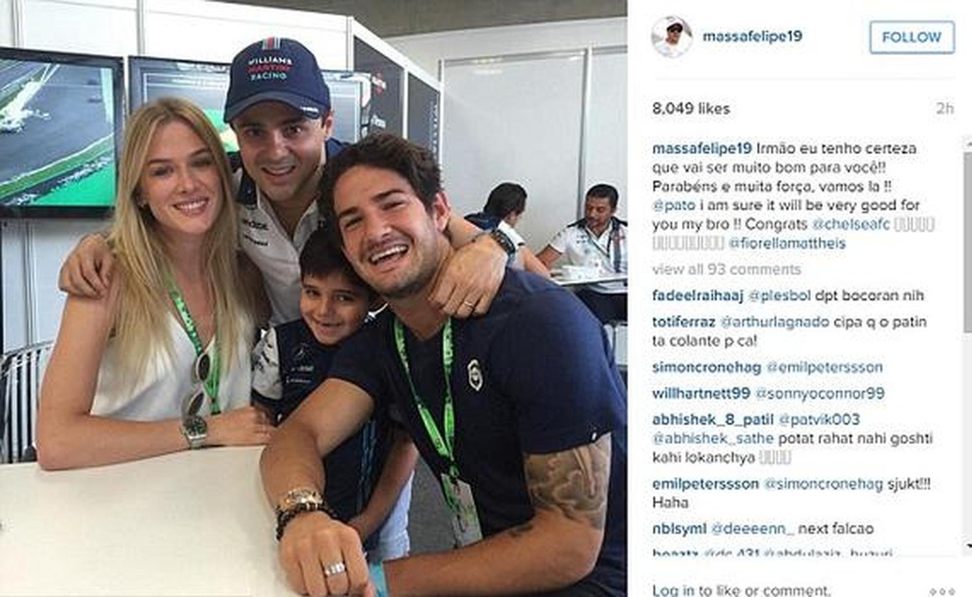 前AC米兰的巴西球员帕托几乎确定将加盟切尔