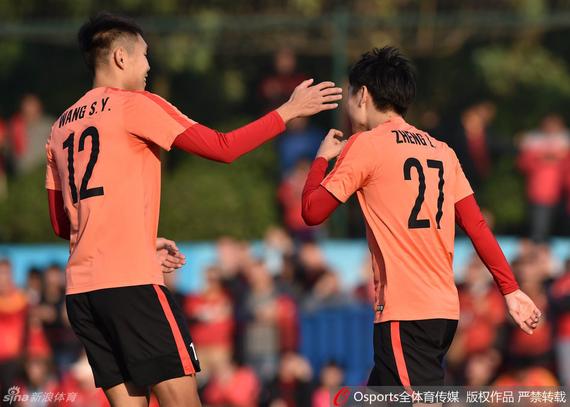 热身赛-郑龙建功恒大1-1南华_手机新浪网