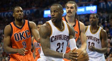 欧文早退詹姆斯25+11+7 阿杜26分雷霆负骑士