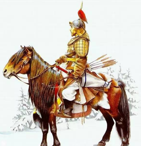 13世纪的蒙古骑兵