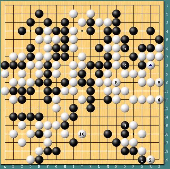 李世石与AlphaGo第四局棋谱(AlphaGo执黑)