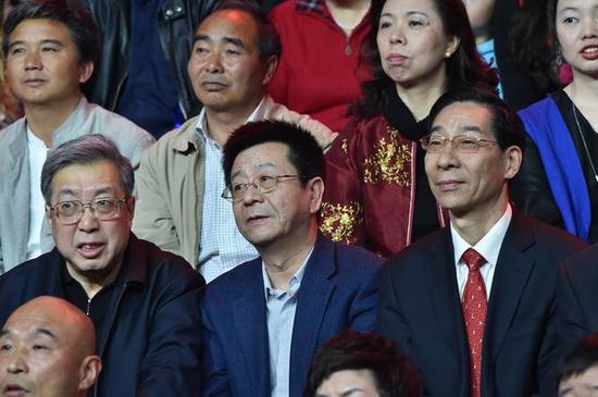 中央电视台副总编辑李挺、国家体育总局副局长冯建中、中国围棋协会副主席林建超莅临《谁是棋王》总决赛
