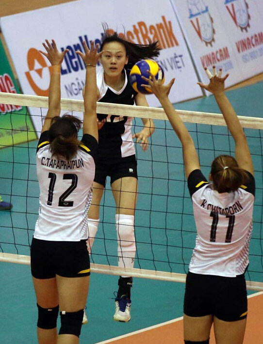 江苏青年女排3-1胜泰国青年队