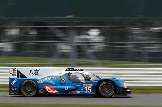 八喜-ALPINE中国赛车队（BAXI DC RACING ALPINE）35号赛车在银石比赛中