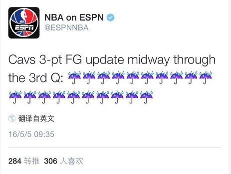 ESPN推特截屏