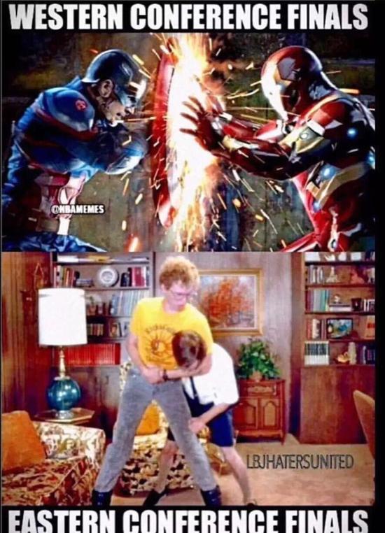 西决激烈东决虐菜 网传热图传神刻画分区决赛