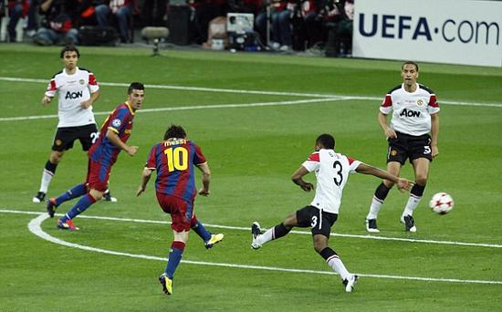 梅西2011年决赛的反超进球