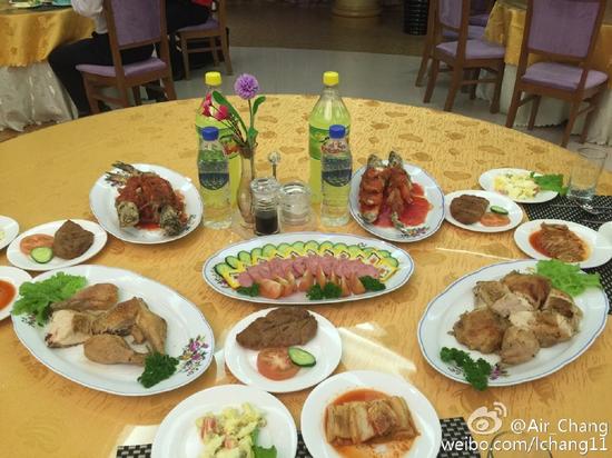 国奥球员在朝鲜的饮食