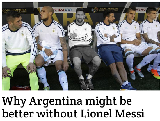 442：“在没有梅西的情况下，为什么阿根廷可能会更好”