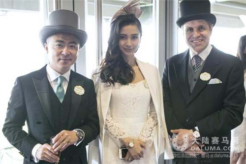 Angelababay参加2014英国皇家赛马会