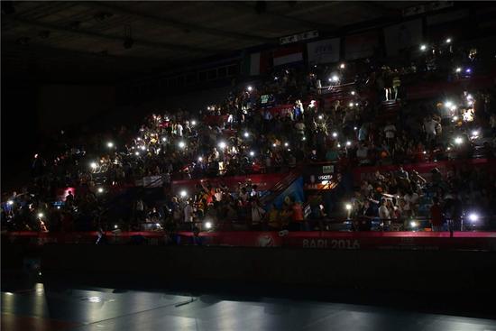 意大利场馆停电