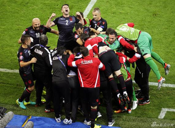 阿尔巴尼亚取得历史性首球
