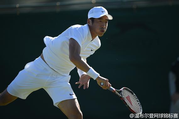 李喆(图片来自@温布尔登网球锦标赛 微博)