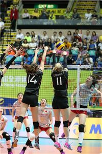 惠若琪领衔中国女排3-0轻取德国 赢大奖赛八连胜