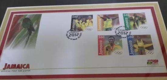 伦敦奥运会时的邮票