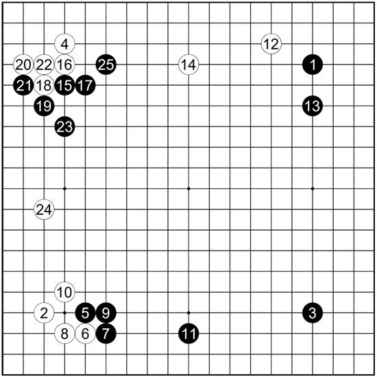 谱34木谷实先相先执黑vs呉清源十番棋第九局 1941年5月8日